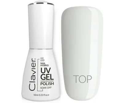 Clavier Luxury, Top Coat UV Gel Polish (Top do lakierów hybrydowych)