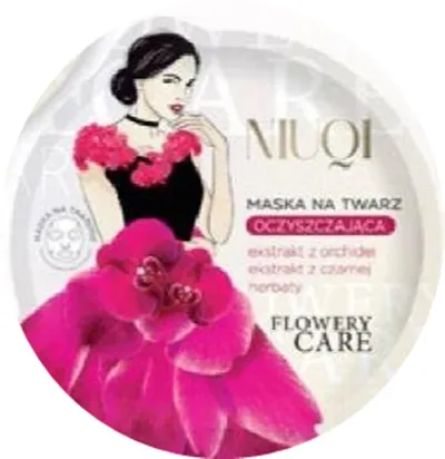 Niuqi Flowery Care, Maska na twarz oczyszczająca