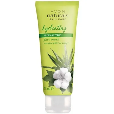 Avon Naturals, Aloe & Cotton, Hydrating  Face Mask (Maseczka do twarzy 'Aloes i bawełna')