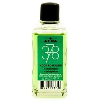 Alpa 378, Woda po goleniu