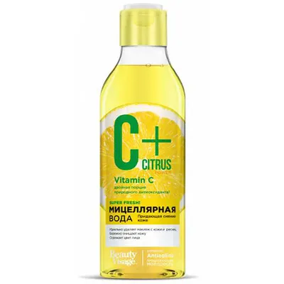 Fitokosmetik C + Citrus Power, Woda micelarna z kompleksem przeciw starzeniu Anti-Age