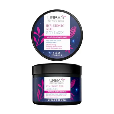 Urban Care Hyaluronic Acid & Collagen, Midnight Hair Care Mask (Maska do włosów suchych i zniszczonych)