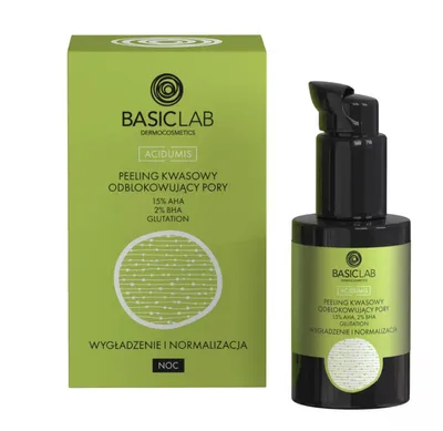 BasicLab Dermocosmetics Acidumis, Peeling kwasowy odblokowujący pory