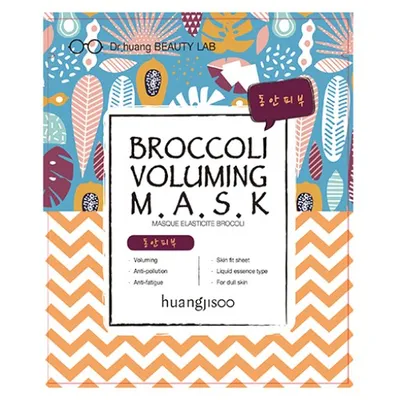 Huangjisoo Broccoli Voluming Mask (Witalizująco-liftingująca maska do twarzy w płachcie)