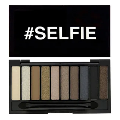 I Heart Makeup #Selfie, Eyeshadow Palette with Primer (Paleta 10 cieni do powiek oraz baza pod cienie)