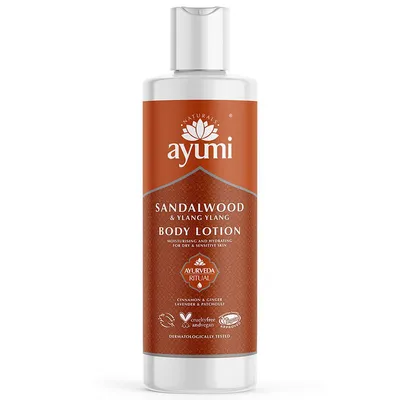 Ayumi Sandalwood & Ylang Ylang Body Lotion (Balsam do ciała `Drzewo sandałowe i ylang ylang`)