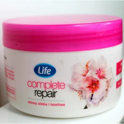 Life Complete Repair, Maska do włosów  'Kwiat migdałowca & biotyna'