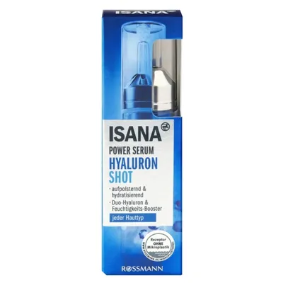 Isana Power Serum Hyaluron Shot (Serum do twarzy z hialuronem)