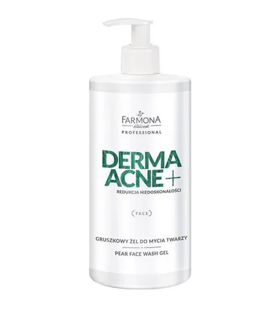 Farmona System Professional Dermaacne +, Pear Face Wash Gel (Gruszkowy żel do mycia twarzy `Redukcja niedoskonałości`)
