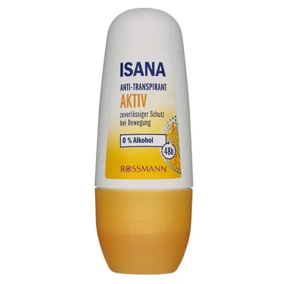 Isana Aktiv  Anti-Transpirant Roll-On (Antyperspirant w kulce)