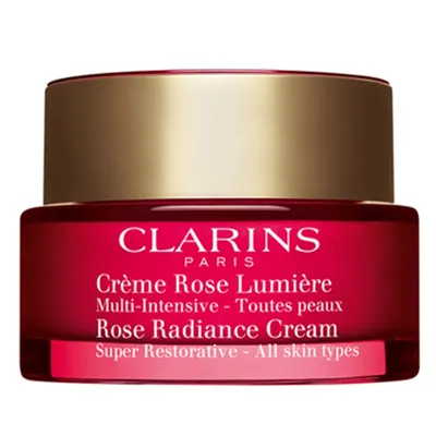 Clarins Creme Rose Lumiere Multi-intensive [Super Restorative Rose Radiance Cream] (Krem do twarzy)