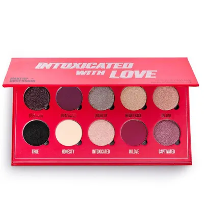 Makeup Obsession London Intoxicated With Love Shadow Palette (Paleta 10 cieni do makijażu)