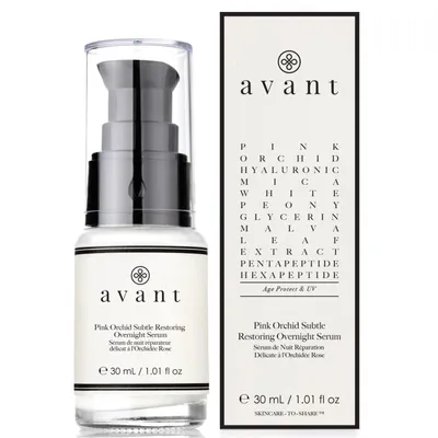 Avant Skincare Pink Orchid Subtle Restoring  Overnight Serum (Subtelne regenerujące serum na noc z różową orchideą)