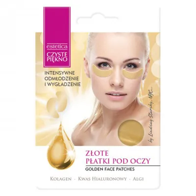Czyste Piękno Płatki pod oczy ze złotem 24K