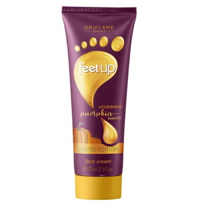 Oriflame Feet Up, Nourishing Pumpkin Seed Oil Foot Cream (Odżywczy krem do stóp z olejkiem z dyni)