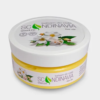 Scandinavia Green Line, Balsam do ciała `Białe róże`
