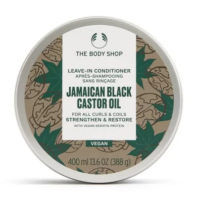 The Body Shop Jamaican Black Castor Oil Leave-In Conditioner Vegan (Wegańska odżywka bez spłukiwania `Jamajski czarny olej rycynowy`)
