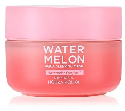 Holika Holika Watermelon  Aqua Sleeping Mask (Intensywna maska na noc ​​do szybkiej regeneracji skóry suchej i odwodnionej)