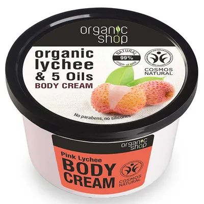Organic Shop Lichee & Oils Body Cream (Krem do ciała `Liczi i olejki`)