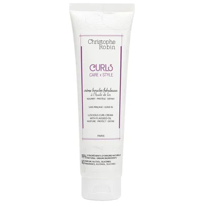 Christophe Robin Curls Care x Style, Luscious Curl Cream with Flaxseed Oil (Krem do loków z olejem lnianym)