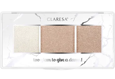 Claresa Make Up, Too Glam To Give a Damn Highlighter Palette (Paleta rozświetlaczy)