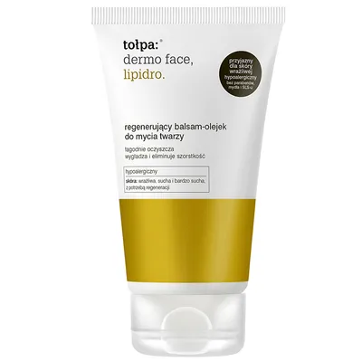 Tołpa Dermo Face, Lipidro, Regenerujący balsam - olejek do mycia twarzy