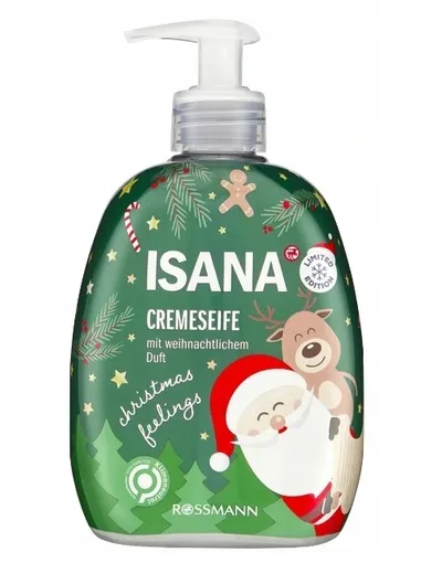 Isana Cremeseife Christmas Feelings (Kremowe mydło `Świąteczne emocje`)
