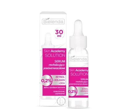 Bielenda Skin Academy Solution, Serum rewitalizująco-przeciwzmarszczkowe