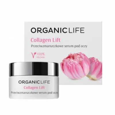 Organic Life Collagen Lift, Przeciwzmarszczkowe serum pod oczy