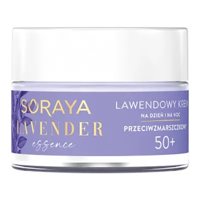 Soraya Lavender Essence, Lawendowy krem przeciwzmarszczkowy na dzień i na noc 50+