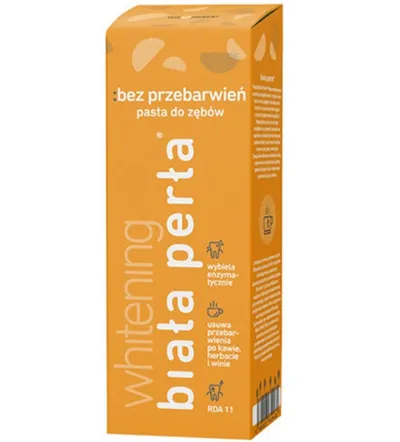 Biała Perła Whitening, Pasta do zębów `Bez przebarwień`