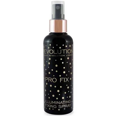 Revolution Beauty (Makeup Revolution) Pro Fix, Illuminating Fixing Spray (Rozświetlający utrwalacz do makijażu w sprayu)