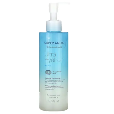 Missha Super Aqua Ultra Hyalron Mild Peel (Łagodny peeling nawilżający z kwasem hialuronowym)