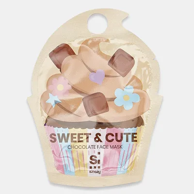Sinsay Sweet & Cute Chocolate Face Mask (Regenerująca maseczka do twarzy)