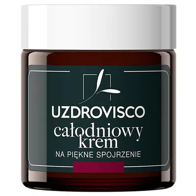 Uzdrovisco Całodniowy krem na piękne spojrzenie `Czarny tulipan i algi`