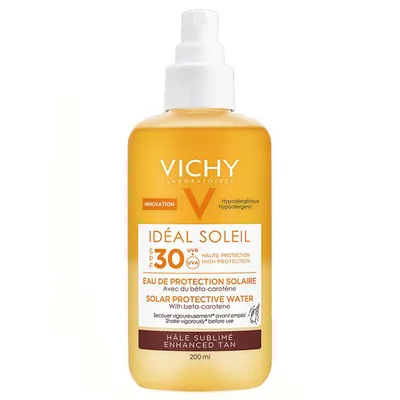 Vichy Ideal Soleil, Solar Protective Water with Beta-carotene SPF 30 (Mgiełka brązująca SPF 30)