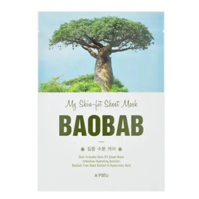 A'pieu Baobab, My Skin - Fit Sheet Mask (Maska w płacie)