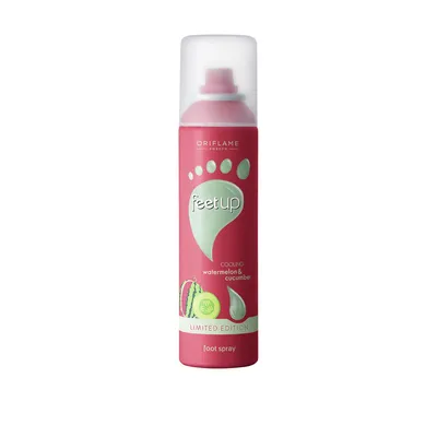 Oriflame Feet Up, Cooling Watermelon & Cucumber Foot Spray (Spray do stóp z arbuzem i ogórkiem)