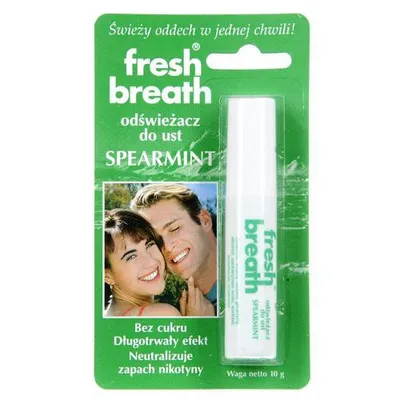 Fresh Breath Spearmint, Odświeżacz do ust