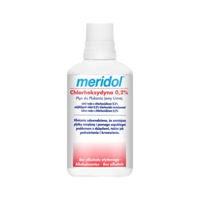 Meridol Płyn do płukania jamy ustnej  Chlorheksydyna 0,2%
