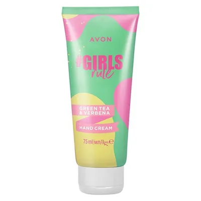 Avon Girls Rule,  Green Tea & Verbena Hand Cream (Krem do rąk `Werbena i zielona herbata`)