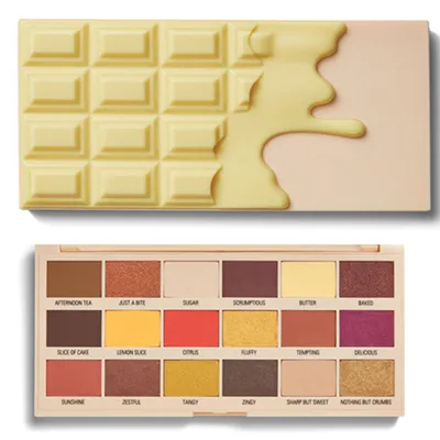 I Heart Revolution Lemon Drizzle Chocolate Shadow Palette (Paleta 18 cieni do powiek)