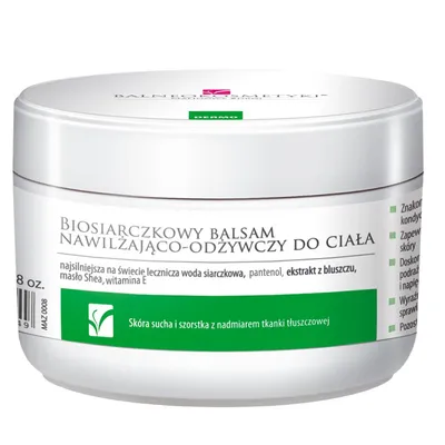 Balneokosmetyki Malinowy Zdrój SPA, Biosiarczkowy balsam nawilżająco - odżywczy do ciała