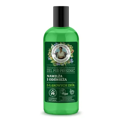 Receptury Babuszki Agafii Natural, Nawilżający żel pod prysznic