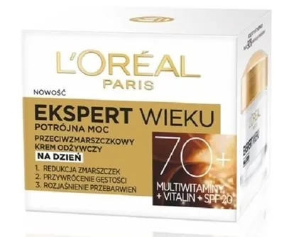 L'Oreal Paris Ekspert Wieku, Krem odżywczy na dzień 70+