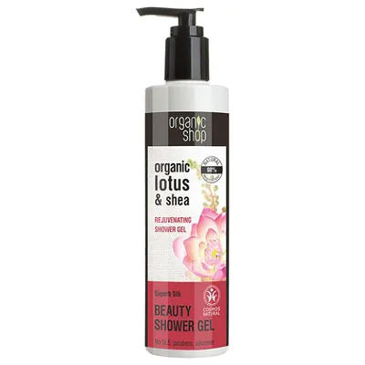 Organic Shop Lotus & Shea, Beauty Shower Gel (Żel pod prysznic `Jedwabna rozkosz `)
