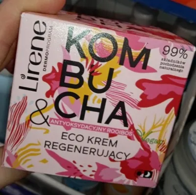 Lirene Dermoprogram Kombucha, Eco krem regenerujący  `Antyoksydacyjny Rooibos`