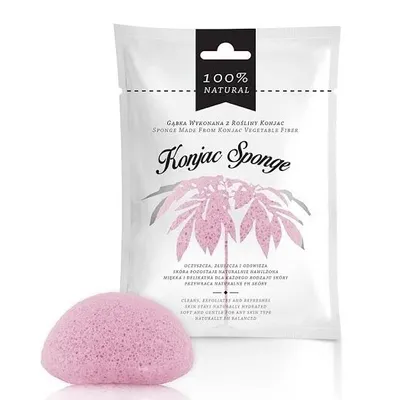 Diet-Food Konjac Sponge (Gąbka z rośliny konjac (różowa))
