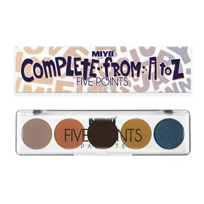 MIYO Five Points Palette (Paleta cieni do powiek)