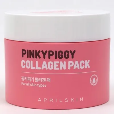 Aprilskin Pinky Piggy, Collagen Pack (Przeciwzmarszczkowa maska z kolagenem (60%))
